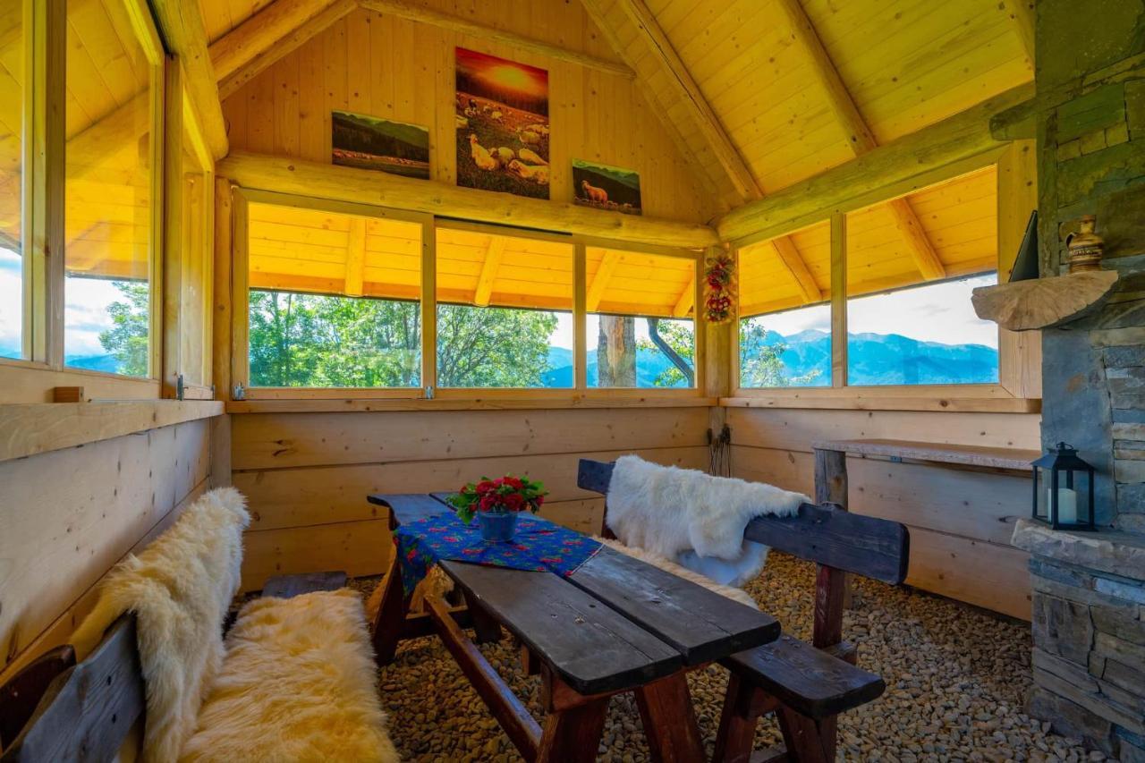 Domki Widokowe Wooden Luxury Chalet & Jacuzzi Zab Extérieur photo