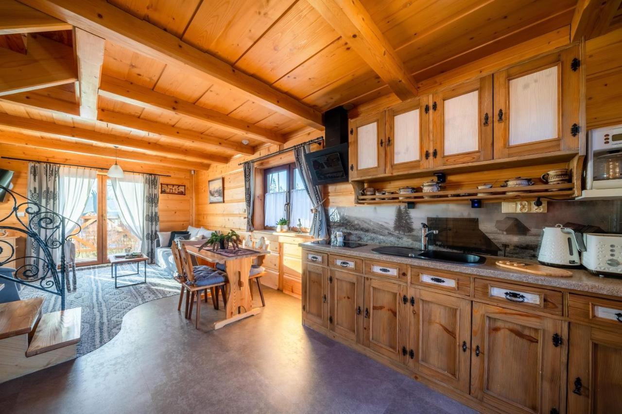 Domki Widokowe Wooden Luxury Chalet & Jacuzzi Zab Extérieur photo