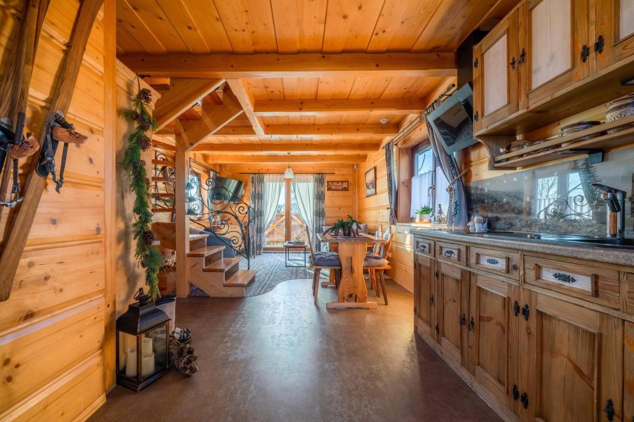 Domki Widokowe Wooden Luxury Chalet & Jacuzzi Zab Extérieur photo