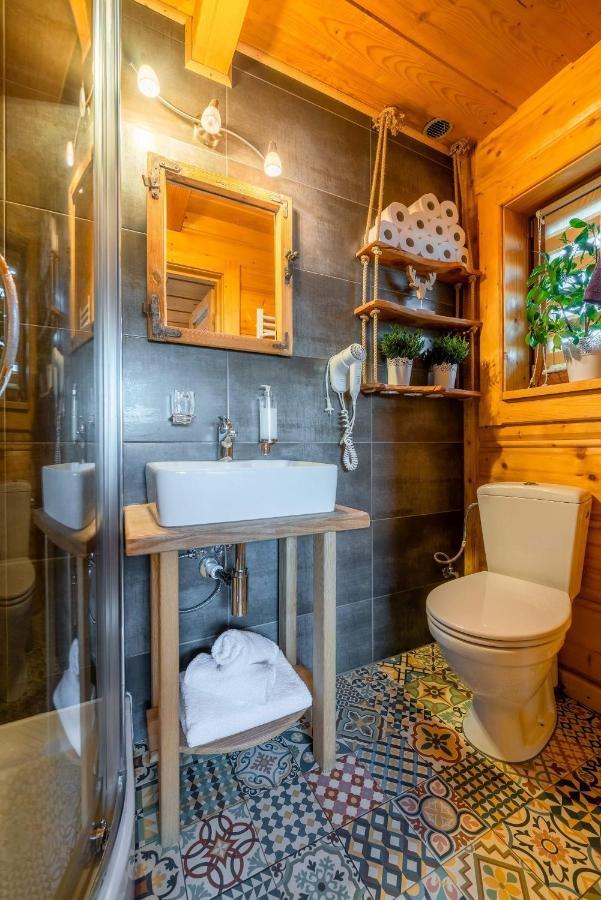 Domki Widokowe Wooden Luxury Chalet & Jacuzzi Zab Extérieur photo