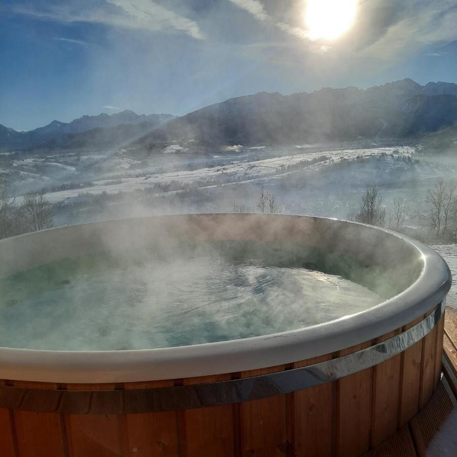 Domki Widokowe Wooden Luxury Chalet & Jacuzzi Zab Extérieur photo
