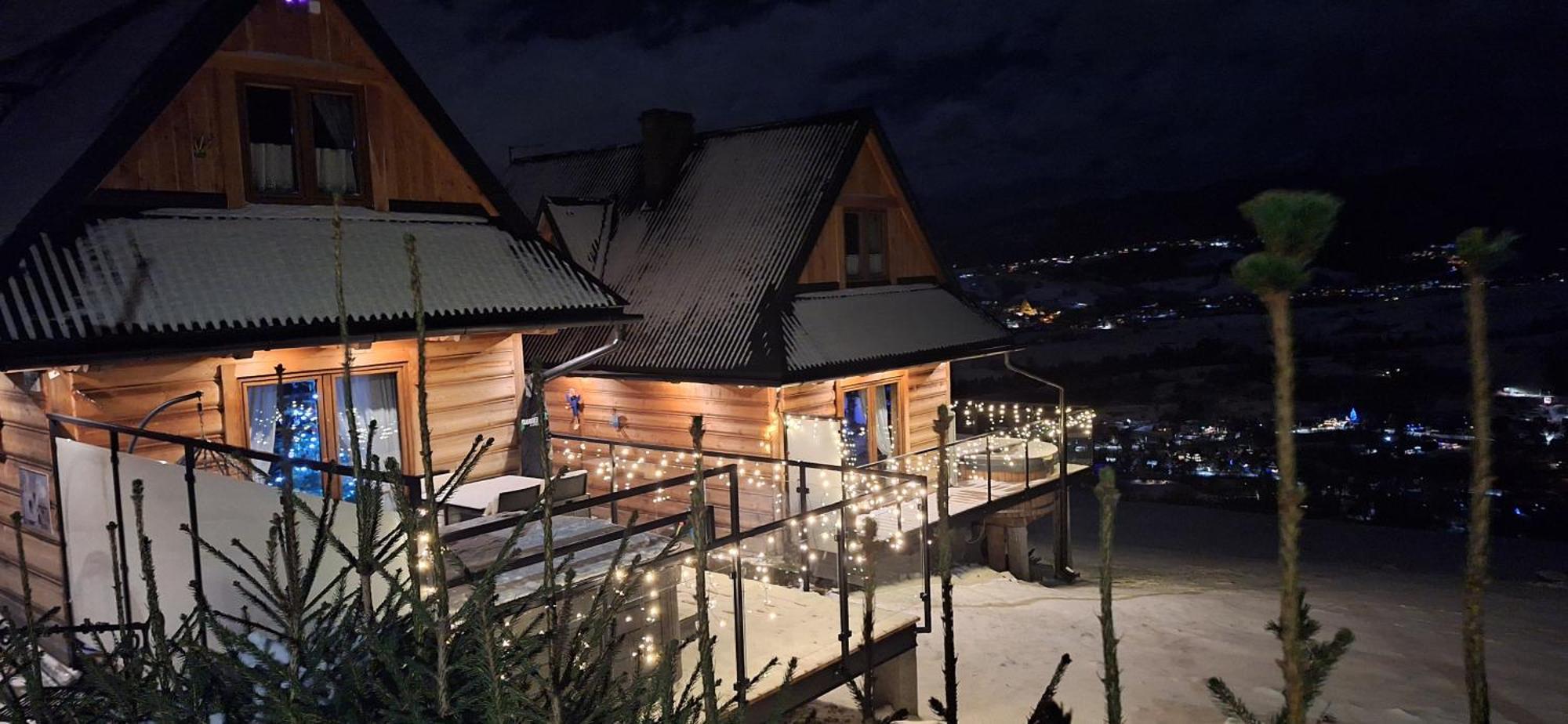 Domki Widokowe Wooden Luxury Chalet & Jacuzzi Zab Extérieur photo