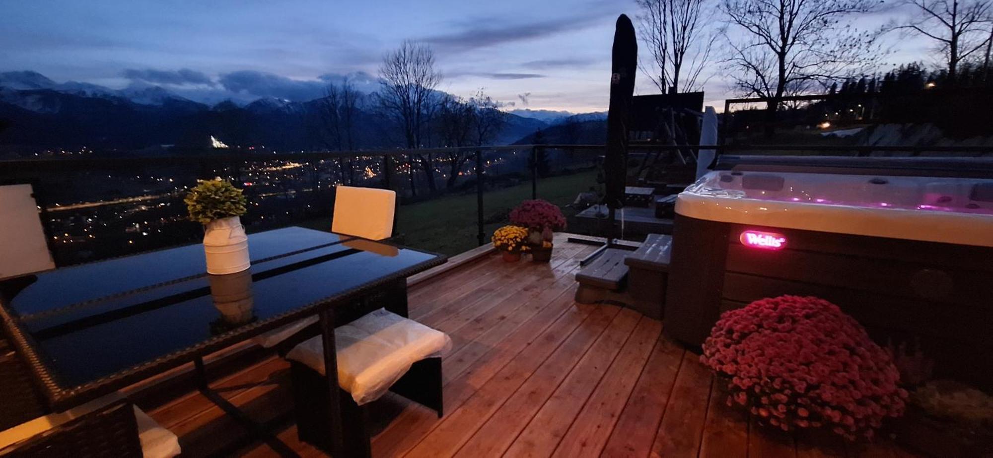 Domki Widokowe Wooden Luxury Chalet & Jacuzzi Zab Extérieur photo